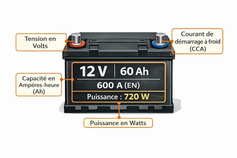 Comment connaître les caractéristiques de votre batterie ?
